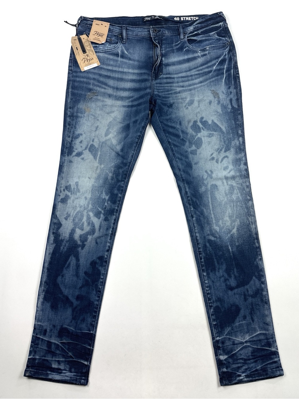 PRPS Cayenne Fit Super Skinny Mens Size 40 Indigo Blue Jeans Stretch E102P63Y